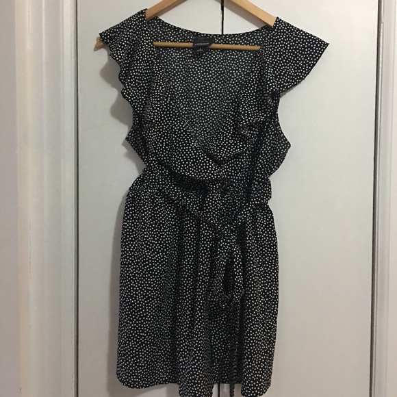 Oh Baby by Motherhood Polka Dot Shirt with Belt L - Picture 1 of 3